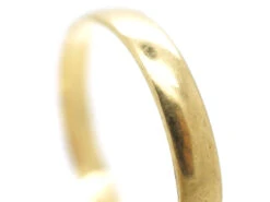 Edwardian 18ct Gold Wedding Band 10 Edwardian 18ct Gold Wedding Band -Antique Jewellery Company DSC08197