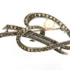 Silver, Marcasite & Pearl Woven Heart Brooch 2 Silver, Marcasite & Pearl Woven Heart Brooch -Antique Jewellery Company DSC08203