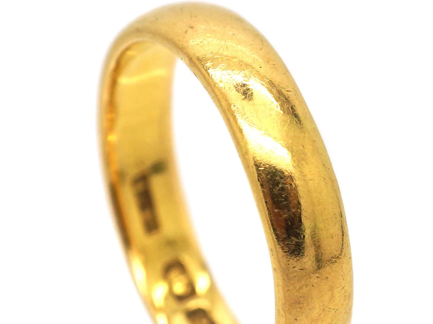 22ct Gold Wedding Ring Assayed In 1920 4 22ct Gold Wedding Ring Assayed In 1920 - Image 2