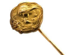 Art Nouveau Tie Pin Of A Lady 9 Art Nouveau Tie Pin Of A Lady -Antique Jewellery Company DSC08225