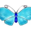 Silver,Turquoise & Dark Blue Enamel, Butterfly Brooch 1 Silver,Turquoise & Dark Blue Enamel, Butterfly Brooch -Antique Jewellery Company DSC08275