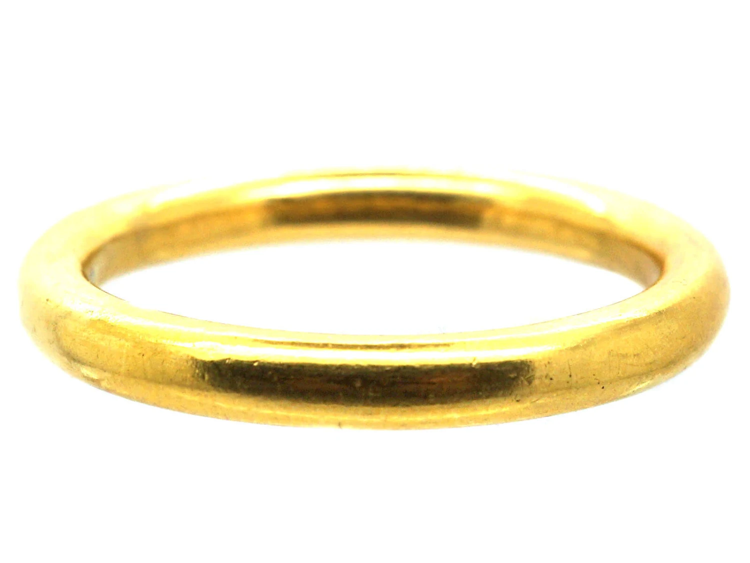 Victorian 18ct Gold Large Round Wedding Ring 7 Victorian 18ct Gold Large Round Wedding Ring - Image 5