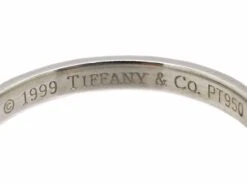 Tiffany & Co Platinum Wedding Ring 9 Tiffany & Co Platinum Wedding Ring -Antique Jewellery Company DSC08317 scaled 1