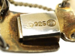 Silver, Black & Green Enamel Bracelet By Ottar Hval 8 Silver, Black & Green Enamel Bracelet By Ottar Hval -Antique Jewellery Company DSC08365