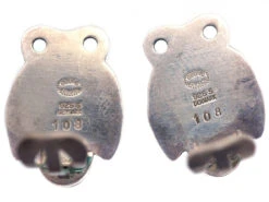 Georg Jensen Silver & Moonstone Clip On Earrings 10 Georg Jensen Silver & Moonstone Clip On Earrings -Antique Jewellery Company DSC08381 1