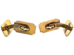 Norwegian Silver Gilt & Enamel Cufflinks By Aksel Holmsen 15 Norwegian Silver Gilt & Enamel Cufflinks By Aksel Holmsen -Antique Jewellery Company DSC08389