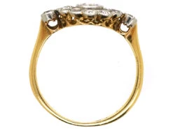 Edwardian 18ct Gold, Platinum &Diamond Target Ring 14 Edwardian 18ct Gold, Platinum &Diamond Target Ring -Antique Jewellery Company DSC08399