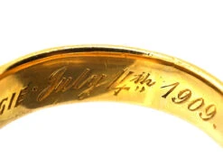 Edwardian 22ct Gold Wide Wedding Ring -Antique Jewellery Company DSC08400 copy