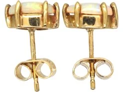 9ct Gold Opal Stud Earrings 5 9ct Gold Opal Stud Earrings -Antique Jewellery Company DSC08421 scaled 1