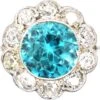 Early 20th Century Palladian, Zircon & Diamond Cluster Ring 1 Early 20th Century Palladian, Zircon & Diamond Cluster Ring -Antique Jewellery Company DSC08432 scaled 1