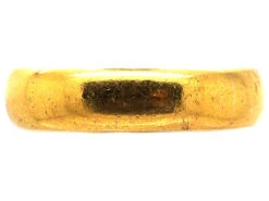 Edwardian 22ct Gold Wide Wedding Ring -Antique Jewellery Company DSC08450 copy