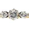 18ct & Platinum, Three Stone Diamond Ring -Antique Jewellery Company DSC08504