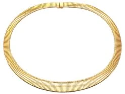 Retro 18ct Gold Tubo Gas 18ct Gold Collar 7 Retro 18ct Gold Tubo Gas 18ct Gold Collar -Antique Jewellery Company DSC08505 scaled 1