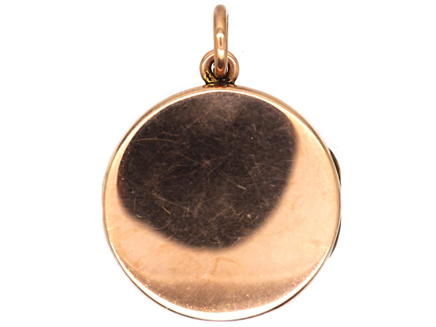 Edwardian 9ct Gold Round Locket 3 Edwardian 9ct Gold Round Locket