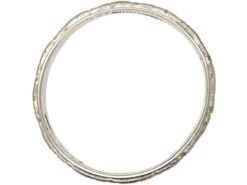 Early 20th Century Platinum Wedding Ring With Orange Blossom Motif 9 Early 20th Century Platinum Wedding Ring With Orange Blossom Motif -Antique Jewellery Company DSC08523 scaled 1