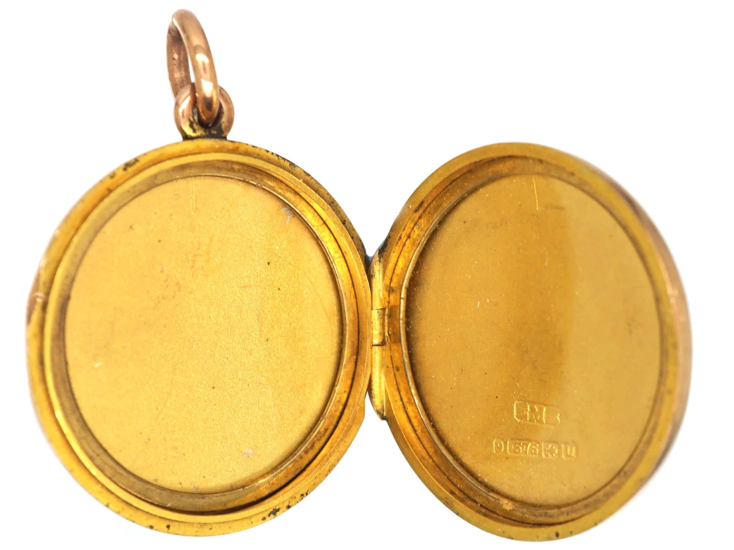 Edwardian 9ct Gold Round Locket 5 Edwardian 9ct Gold Round Locket - Image 3