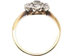 Edwardian 18ct Gold, Old Mine Cut Diamond Daisy Cluster Ring 9 Edwardian 18ct Gold, Old Mine Cut Diamond Daisy Cluster Ring -Antique Jewellery Company DSC08612