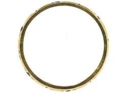 Retro 18ct Gold Ring Set With Alternate Sapphires & Diamonds -Antique Jewellery Company DSC08622 1