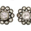19th Century Dutch Rose Diamond Cluster Earrings 2 19th Century Dutch Rose Diamond Cluster Earrings -Antique Jewellery Company DSC08707