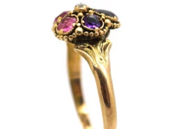 Regency 15ct Gold Regard Cluster Ring 12 Regency 15ct Gold Regard Cluster Ring -Antique Jewellery Company DSC08719