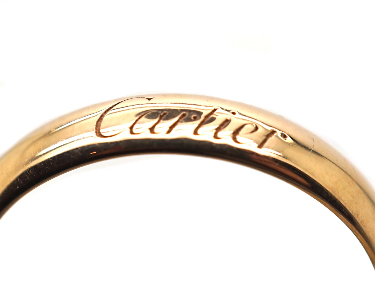 Three Colour 18ct Gold Trinity Ring By Cartier Set With Five Diamonds 7 Three Colour 18ct Gold Trinity Ring By Cartier Set With Five Diamonds - Image 5