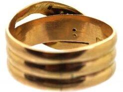 Early 20th Century 18ct Gold & Diamond Snake Ring -Antique Jewellery Company DSC08907 1 scaled 1