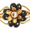 Victorian 15ct Gold & Horn Flower Ring 2 Victorian 15ct Gold & Horn Flower Ring -Antique Jewellery Company DSC08949 copy