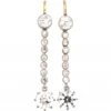Early 20th Century 15ct Gold & Platinum, Diamond Drop Earrings -Antique Jewellery Company DSC08990 scaled 1