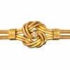 Edwardian 15ct Gold Knot Bangle Set With A Diamond -Antique Jewellery Company DSC09033 scaled 1