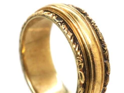 Georgian 18ct Gold Wedding Ring -Antique Jewellery Company DSC09132 copy