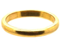 Early 20th Century 22ct Gold Wedding Ring 13 Early 20th Century 22ct Gold Wedding Ring -Antique Jewellery Company DSC09240 copy