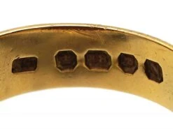 Victorian 18ct Gold Signet Ring Set With A Carnelian With Tree Trunk Intaglio -Antique Jewellery Company DSC09318 scaled 1