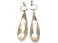 Silver & Enamel Earrings By Tostrup 9 Silver & Enamel Earrings By Tostrup -Antique Jewellery Company DSC09345