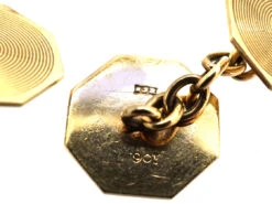 Art Deco 9ct Gold Dress Set In Original Case -Antique Jewellery Company DSC09403