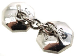 Art Deco 9ct White Gold Dress Set In Original Case 8 Art Deco 9ct White Gold Dress Set In Original Case -Antique Jewellery Company DSC09546