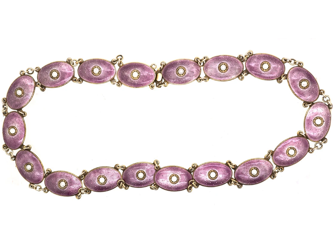 Silver & Enamel Necklace By J. Tostrup 3 Silver & Enamel Necklace By J. Tostrup