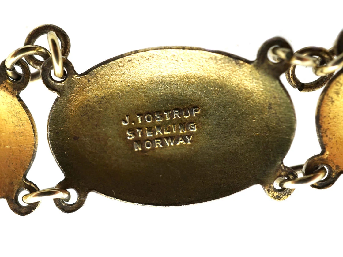 Silver & Enamel Necklace By J. Tostrup 6 Silver & Enamel Necklace By J. Tostrup - Image 4