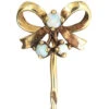 9ct Gold & Opal Bow Tie Pin