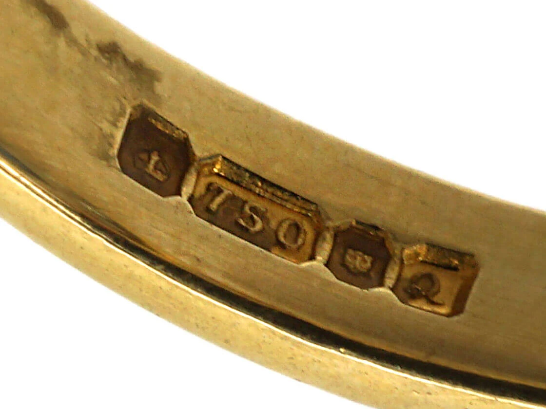 18ct Gold & Platinum, Large Sapphire & Diamond Cluster Ring 8 18ct Gold & Platinum, Large Sapphire & Diamond Cluster Ring - Image 6