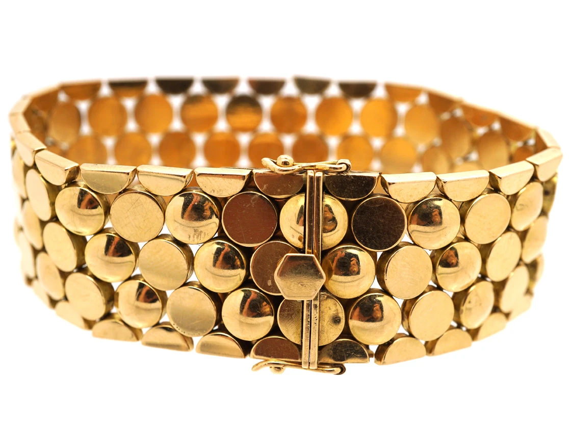 18ct Gold Articulated Bracelet 6 18ct Gold Articulated Bracelet - Image 4