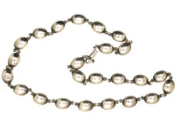 Georgian Silver & Blue Paste Necklace -Antique Jewellery Company DSC09633