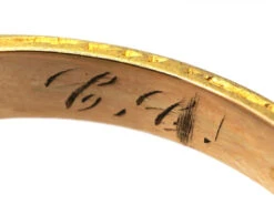 Victorian 15ct Gold, Almandine Garnet & Emerald Ring 13 Victorian 15ct Gold, Almandine Garnet & Emerald Ring -Antique Jewellery Company DSC09637 1