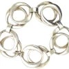 Silver Overlapping Rings Bracelet 1 Silver Overlapping Rings Bracelet -Antique Jewellery Company DSC09640