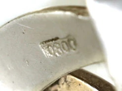 Silver Overlapping Rings Bracelet -Antique Jewellery Company DSC09644 1