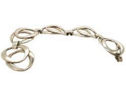 Silver Overlapping Rings Bracelet -Antique Jewellery Company DSC09646