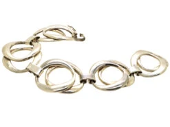 Silver Overlapping Rings Bracelet -Antique Jewellery Company DSC09648