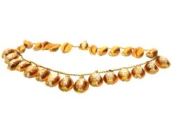 Georgian 18ct Gold Shell Necklace 5 Georgian 18ct Gold Shell Necklace -Antique Jewellery Company DSC09685.JPG 15 38 31 771 scaled 1