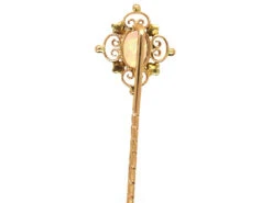 Edwardian 15ct Two Colour Gold & Opal Tie Pin 13 Edwardian 15ct Two Colour Gold & Opal Tie Pin -Antique Jewellery Company DSC09946