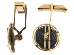 14ct Gold & Ancient Silver Coins Of Lions Cufflinks -Antique Jewellery Company Gryphon Cufflinks 4