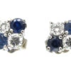 Sapphire & Diamond Earrings 2 Sapphire & Diamond Earrings -Antique Jewellery Company IMG 2326